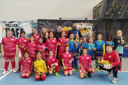 Los equipos femeninos de Comarca y Dalías.