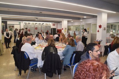 Panorámica del comedor durante el encuentro.