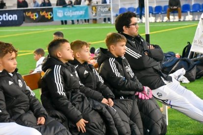 El banquillo del Real Madrid durante uno de los partidos.