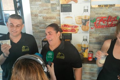 Agraciados con El Gordo.