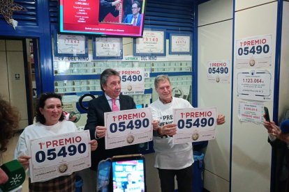 Número agraciado en la Administración 2.