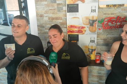 El Gordo ha llegado a la churrería Amanecer,