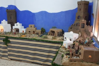 Castillo de Herodes del belén de La Fuensanta,