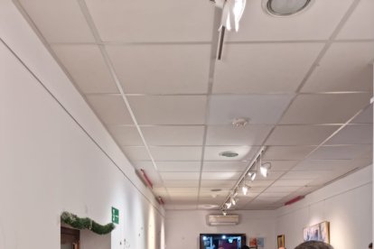 El montaje de Cortijo Moreno reproduce edificios de Huércal de Almería.