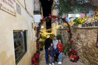 Una familia disfrutando del domingo.