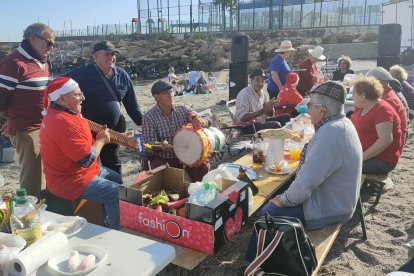 No faltaron los villancicos.