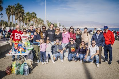 Foto de una concurrida moraga facilitada por el Ayuntamiento de Roquetas de Mar.
