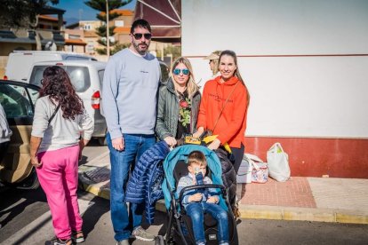 Camino a la zona del Puerto de Roquetas de Mar.