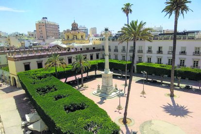 Mayo: Los ficus finalmente se quedan en la Plaza Vieja.