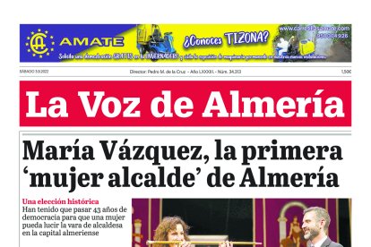 Septiembre: María Vázquez, primera alcaldesa de la historia de Almería.