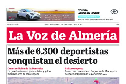 Octubre: Más de 6.300 deportistas participan en La Desértica.