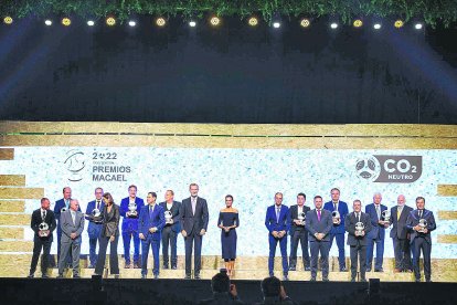 Noviembre: Los reyes acuden a los Premios Macael 2022.