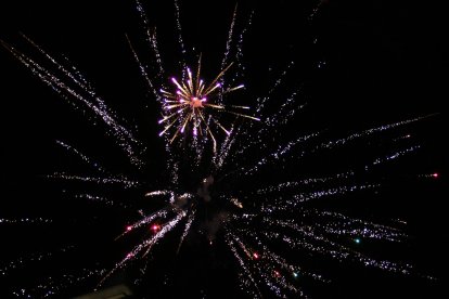 Fuegos artificiales.