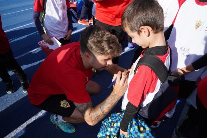 Pozo con los más pequeños.