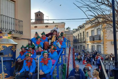 Los Reyes Magos a su paso por Tabernas.