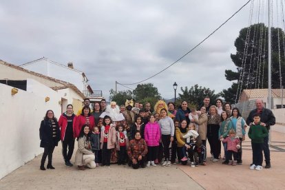 Los Reyes Magos visitando las distintas pedanías de Albox.