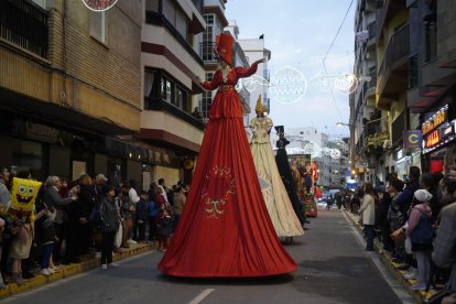 La Cabalgata de Reyes en Adra.