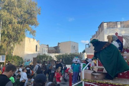 Melchor, Gaspar y Baltasar a su paso por San José (Níjar).