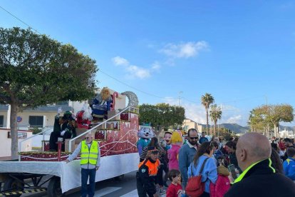 Melchor, Gaspar y Baltasar a su paso por San José (Níjar).