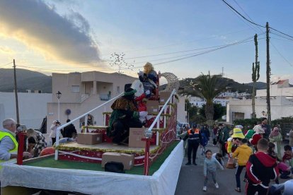 Los Reyes Magos en el Pozo de los Frailes (Níjar).