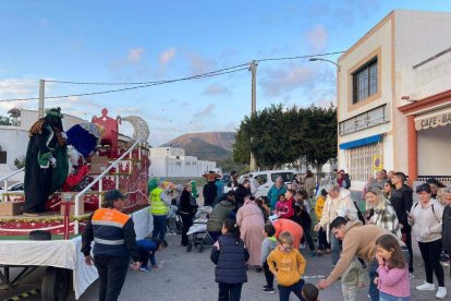 Los Reyes Magos en el Pozo de los Frailes (Níjar).