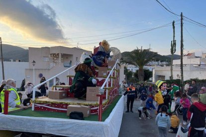 Los Reyes Magos en el Pozo de los Frailes (Níjar).