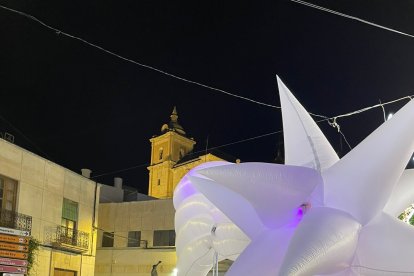 Lourdes Ramos, alcaldesa de Gádor, durante el desfile de Reyes Magos.