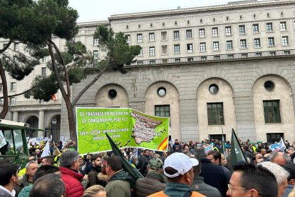 Imagen de la protesta en Madrid.