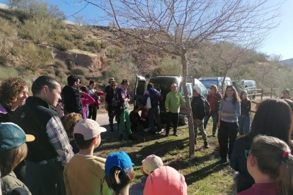 Zaida Ruiz, coordinadora de \'Proyecto Bosque\', dirigiéndose a las asistentes este fin de semana.