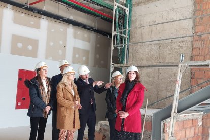 Visita a las obras.