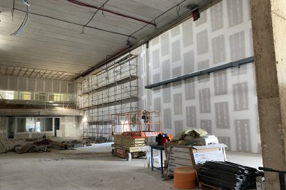 Trabajos en el interior del inmueble.