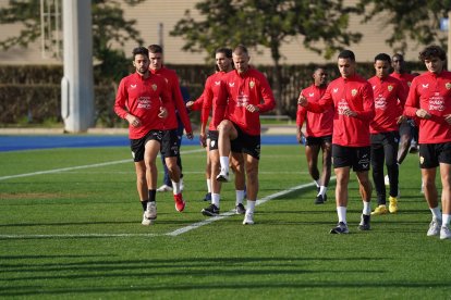 Primer entrenamiento de la semana.