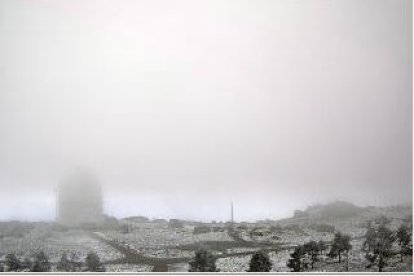 Imagen captada desde las cámaras externas del Observatorio de Calar Alto.
