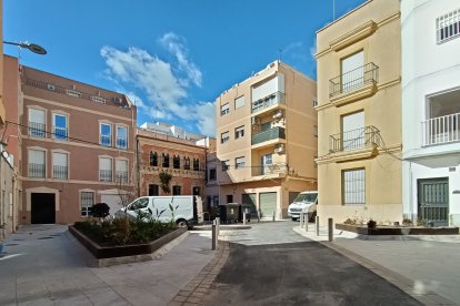 Plaza Orbaneja cuya obra ha terminado ya aunque aún no hay una inauguración oficial