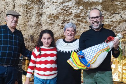 Pepe Pérez fue el ganador del sorteo del jamón.