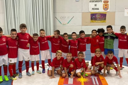 Prebenjamín de la A. D. Alhama.