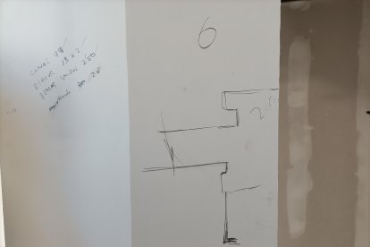 Los diseños y las \'cuentas\' se siguen realizando en las paredes