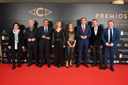 La Academia de Cine de Andalucía con representantes de la Radio Televisión de Andalucía.