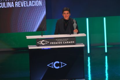 Lorca Gutiérrez Prada ganó el Carmen a la mejor interpretación masculina revelación por El universo de Óliver.