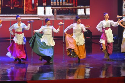 Un número inspirado en las películas del Oeste abrió la gala.