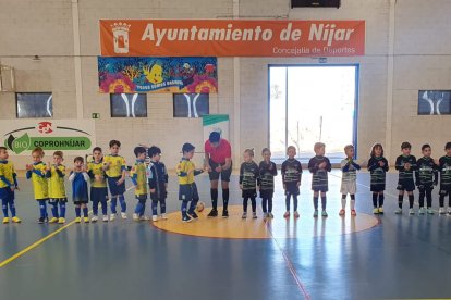 Dos de los equipos preparados para competir.