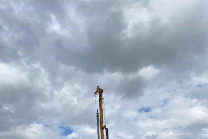 Visita oficial a las obras.