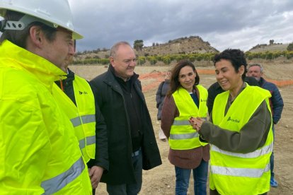 Llegada de la secretaria de Estado.