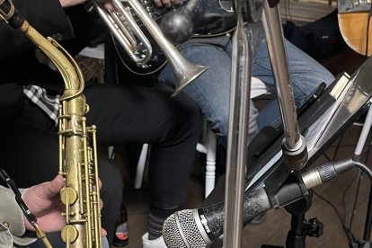 El saxofón protagonista.