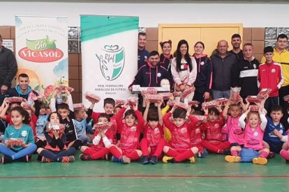 La segunda foto de familia en Balerma.