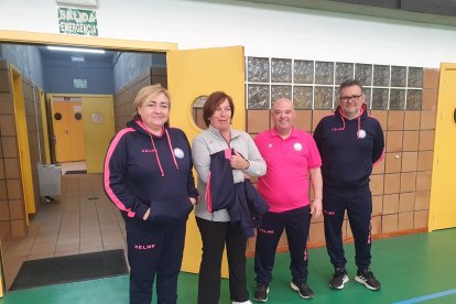 Los directivos del Balerma colaboraron en el evento.