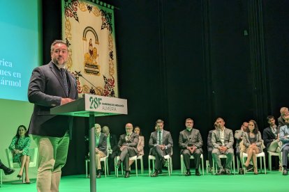 Raúl Martínez, se ha pronunciado tras recibir la Bandera de Andalucía a las Artes por sus Canteros y Caciques.