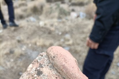 Cerámica en la que se puede contemplar los bordes para formar los cuellos de las vasijas