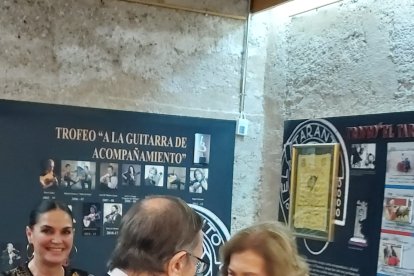 Recibimiento a la reina doña Sofía.