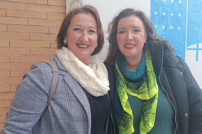 Paqui Torres y Mariola Martín no quisieron perderse esta emotiva jornada.